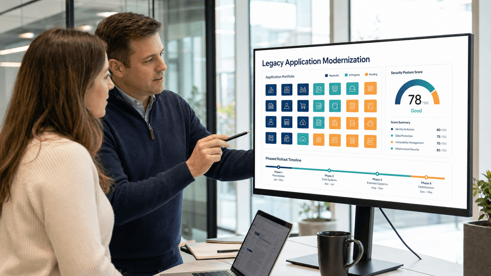 Modernisierung von 27 Legacy Applications in Live Operations