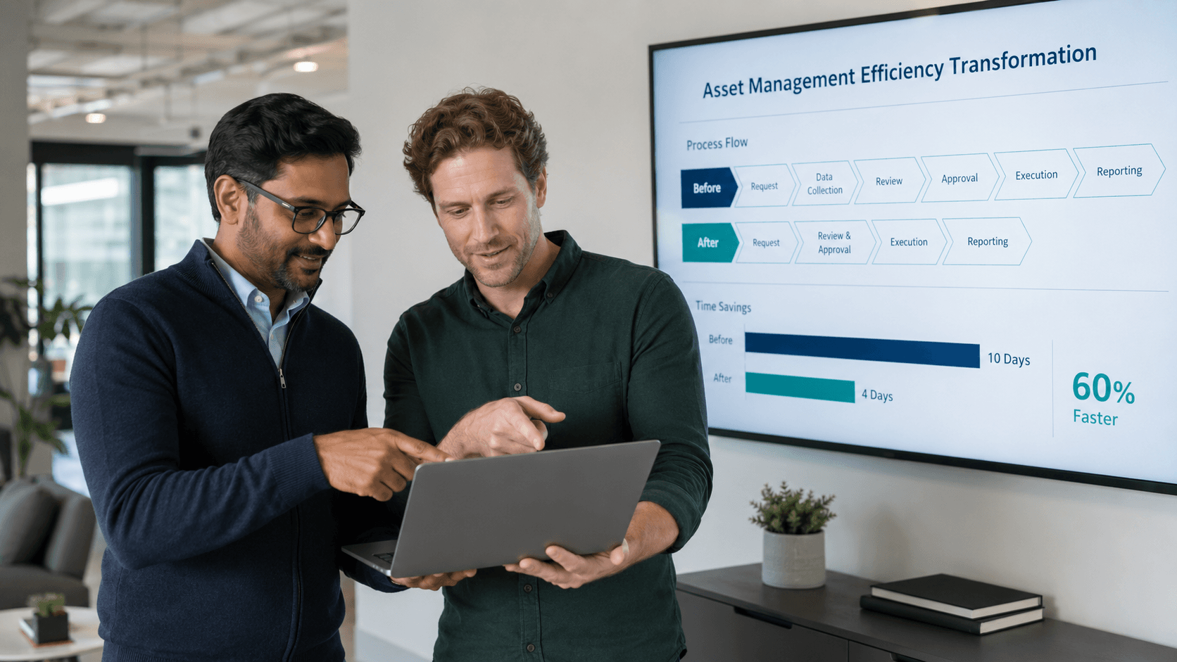Von hohem Aufwand zu hoher Effizienz im Asset Management
